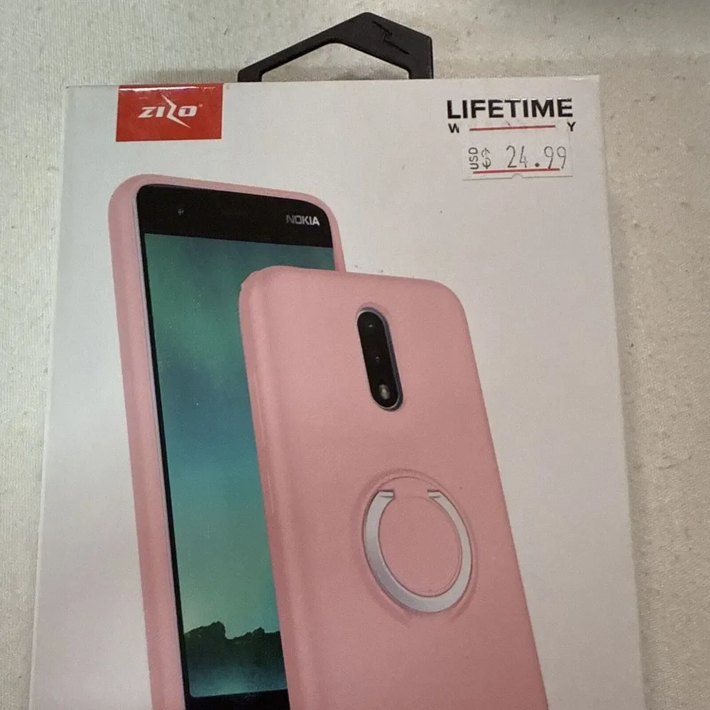 Nokia C2 Tava‎ Case Phone ZIZO Revolve Series Rose Quartz Protective Cover New
